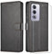 Abuenora Cover per OPPO A80 5G con Pellicola Vetro Temperato, Custodia a Libro Flip Portafoglio in Pelle [Blocco RFID] Case - Nero