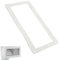 Joint double écumeur pour piscines, joint de rechange pour skimmer de piscine, joint de piscine moulu, larges joints buccaux moulus, outil facelate papillon, 34 x 19 cm