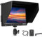 FW759 7 Inch Camera Field Monitor, Ultra Thin IPS Screen 400nits Brightness 178° Viewing Angle HDMI/AV Input with Sunshade Mini Ballhead Adapter for DSLR Camcorder Video