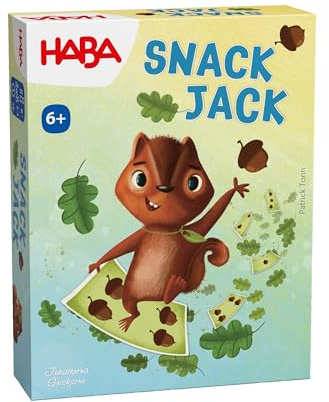 HABA Snack die Nuss! - Lustiges Kartenspiel für Kinder ab 6 Jahren - Taktisches Geschick gefragt - Ideal für schnellen Spielspaß - 2012820001