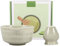 Lot de 2 bols à matcha japonais en céramique avec porte-fouet 500 ml Chawan - Fouet - Bol à thé Chawan Matcha pour débutants, amateurs de bricolage, débutants, débutants (vert matcha)