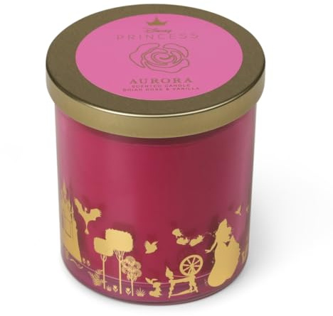 Disney Princess Aurora Inspired Candle – Briar Rose & Vanilla Scent 213G (1-Wick) - DISPRC002P