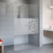 Schulte Duschwand Walk In, 90 x 190 cm, 5 mm Sicherheitsglas Softcube, chromoptik, D69249106-41-34, RESTPOSTEN