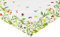 KAMACA Wiesenblumen und Schmetterlinge hochwertiges Druck-Motiv mit Blumen Garten, Outdoor, und Haus in Frühling Sommer Ostern und Frühlingstischdecke (Mitteldecke 85x85 cm)