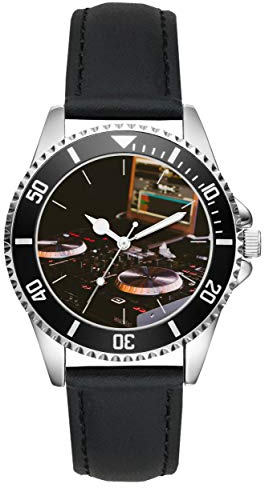 KIESENBERG DJ Turntable Geschenk Artikel Idee Fan Uhr L-6141