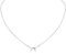 ChicSilver Silber Kette für Damen Mädchen, 925 Sterling Silber Mondanhänger mit Rolokette, Charm Minimalisitischer Schmuck für Valentinstag Geburtstag Muttertag