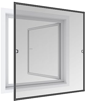 Windhager Marco de Aluminio para Ventana Ultra Flat, 120 x 150 cm, Antracita 03971