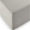 fleuresse 1119 XXL Jersey Stretch Spannbetttuch (96% Baumwolle, 4% Elasthan), mit Rumdumgummizug, Ökotex 100, für Matratzen bis 40 cm Höhe, 140 x 190-160 x 220 cm, Porzellan