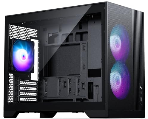 Phanteks XT M3, Case Gaming Compatto Micro-ATX, Filtro Mesh ad Elevate Prestazioni, Finestra in Vetro Temprato, 3 Ventole D-RGB da 120mm incluse, Nero