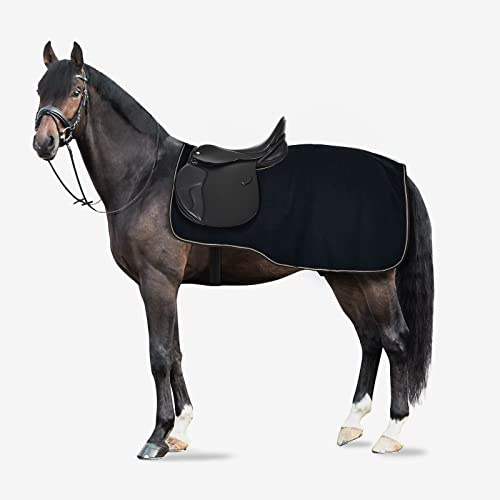 Horze Kiel Fleece Ausreitdecke, Blau, 135