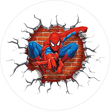 Tortenaufleger Spiderman rund 20cm Fondantpapier PREMIUM