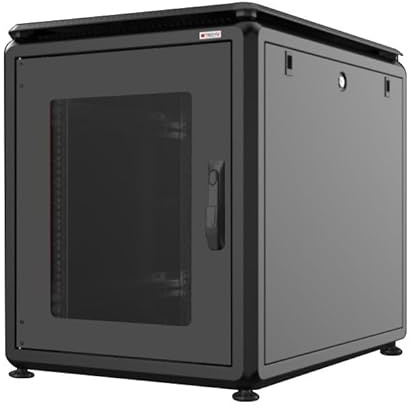 Techly Professional 364729 Armadio Rack 19 600x800 12 unità Nero da sotto-scrivania Serie Evolution Nero