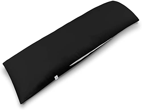 ekmTRADE Seitenschläferkissen 40x145cm Langkissen ergonomisches Schlafkissen, erholsamen Schlaf optimale Druckentlastung, Körperanpassung, für Schwangere, Stillende & Allergiker (46, Kissen mit Bezug)