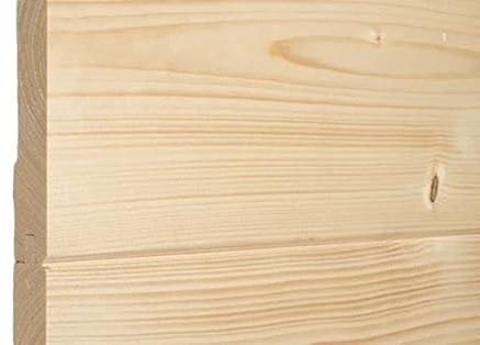 Gartenwelt Riegelsberger Fasebretter 18,5x146 mm aus Fichtenholz Länge 50 cm Nut und Feder Profilholz Fassadenprofil Profilbretter Fichte natur naturbelassen gehobelt getrocknet Nadelholz