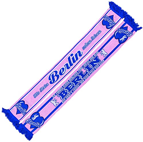 Berlin Schal Fussballschal, Berlin Frauenschal -DIE LIEBE MEINES LEBENS (Strickschal)