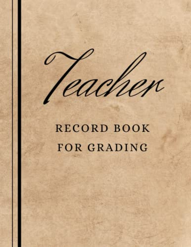 Teacher Record Book for Grading: Grade Tracker