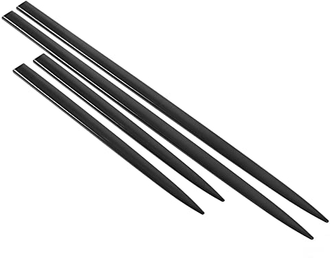 Car Door Edge Protector Black, Magnetic Strips Car Door Protector Door Ding Protector Rv Trim Molding, 4PCS Body Side Trim Waterproof Bright Black Universal Door Protector