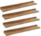 PHOENANCEE Solid Wood, 91.5cm Picture Ledge Shelf with lip design radiator shelf, Photo Shelf, Long Decorative Floating Picture Shelves For Living Room,Kitchen,Bedroom, Set of 4, Carbonized Black