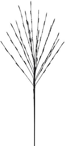 Beleuchteter Weihnachtsbaum 110cm 80 LED Baum Warmweiß batteriebetrieben außen Weihnachtsbeleuchtung