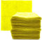 Microfiber Cleaning Cloth, Large Size 40x40cm, Super Absorbent Lint Free Microfibre Cloths Cleaning for Home, Kitchen, Surface, Mirrors, Bathrooms, Motorbike, Car (Yellow, 20)