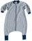 Lilano, Schlafsack mit Bein und langen Ärmeln, 70% Wolle (bio), 30% Seide, 210 gr./m² (Blau, 86-92)