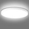 Litglobe LED Deckenleuchte Flach,48W 4800LM Rund Deckenlampe,6500K Kaltweiß LED Panel Lampen Deckenlampen,Modern Lampe Decke für Wohnzimmer Schlafzimmer Küche,Ø40CM