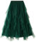 DGSHIRLDJO Jupe en Tulle pour Femmes Vintage Longue, Élastique et Élégante - Superposée pour Tous Les Jours et Le Bal de Fin d'Année
