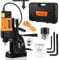 Trapano magnetico a nucleo, leggero, industriale, con mandrino borcopico, Fi-40 mm/1480 W/10 kg/690 giri/min
