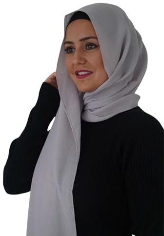 Al Yazma Jazz Hijab - Fresia Scarf (Grau)