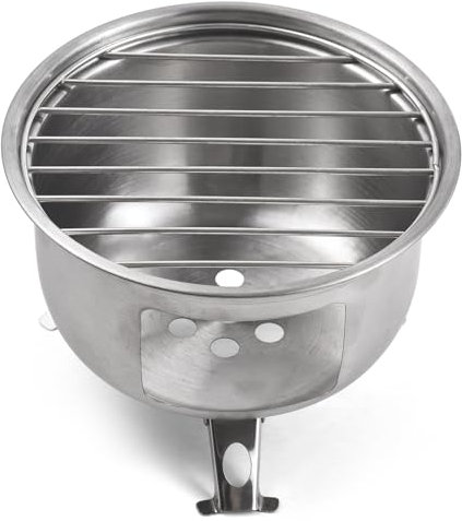 Hanzete Réchaud de camping portable Mini réchaud à bois Réchaud à bois de survie Brûleur d'alcool Barbecue au charbon de bois Barbecue Pique-nique, Matériel Accessoires de camping