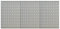 Homgoday Lot de 3 panneaux perforés muraux 40 x 58 cm en acier pour rangement et organisation des outils