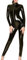 Generisch Schwarz,S, Damen Sexy Spiegel PU-Leder Freizeit Reißverschluss Lange Ärmel Eng Overall DS Rollenspiel Bühne Kleidung