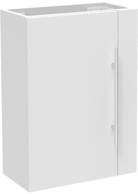 Aica Sanitär Waschbeckenunterschrank 45 cm Unterschrank MDF Waschtischunterschrank Badschrank Matt Weiß