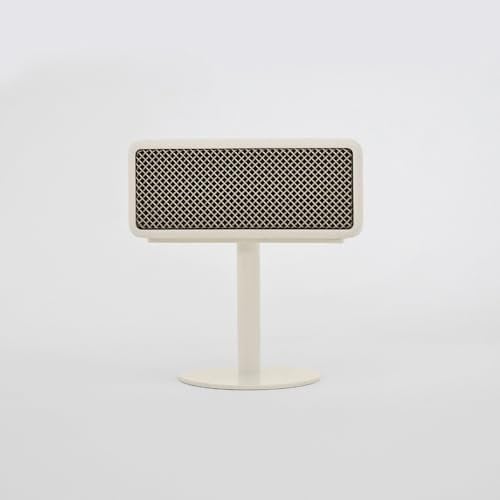 MARBLEHOLIC Emberton Speaker Stand, for Marshall emberton Speaker, Opticaml Sound Quality, Width 5.35inch Height 3.94inch, Compact Size, Stylish Home Audio Setup, luxurios Matte Color… (Matt Cream)