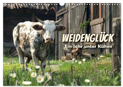 Weidenglück: Ein Jahr unter Kühen (Wandkalender 2026 DIN A3 quer), CALVENDO Monatskalender: Ein bezaubernder Kalender, der die friedvolle Schönheit von Kühen einfängt. (CALVENDO Tiere)