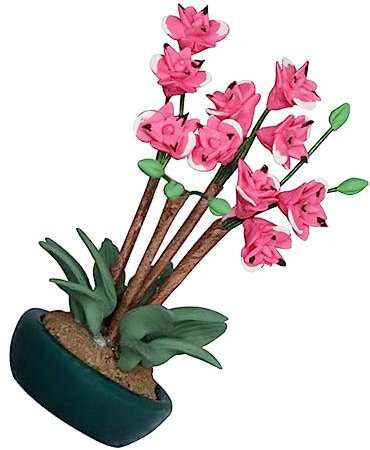 IMIKEYA 1:12 Doll House Miniature Artificial Bonsai Plant Decorative Mini Fake Bonsai for Miniature Furniture Decoration