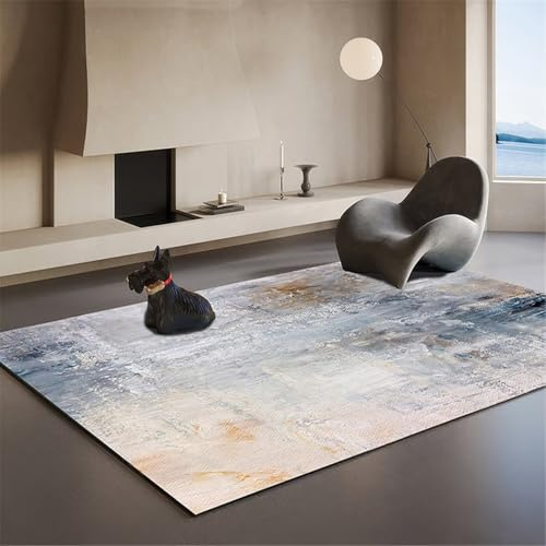 ROSURUG Landhaus Deko Pinterest Deko 70X140CM Moderne Farbe Sofa Sitzecke Dekoration waschbar grau-blau