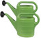 Lot de 2 arrosoirs Classic 10 l - Ustensile de jardin intemporel en vert vif - Couleur : vert - Fabriqué en UE