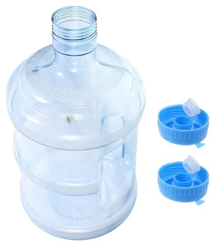 YARNOW 1 Lot De Réservoirs D'Eau Portables Bidon D'Eau De Camping Bouteille Capacité Avec Bouchon De Rechange (5 L)