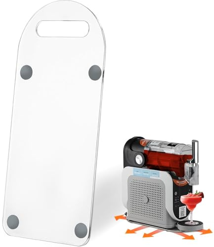 Slider Board for Ninja SLUSHi Ice Beverage Machine FS301UK, Clear Acrylic Slider Stable and Easy to Move Accessory for Ninja Ice Makers