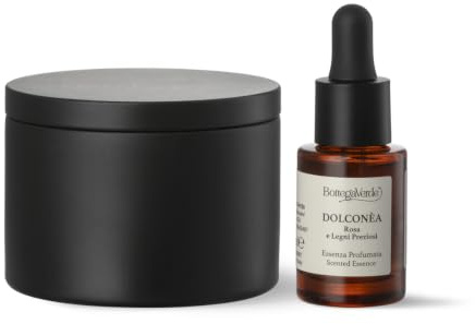 Bottega Verde - Dolconèa, Diffusore Aromatico con Cristalli di Quarzo 15 ml, Rosa e Legni Preziosi, Essenza per Ambiente Invernale, Linea Momenti di Toscana, Made in Italy