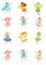 Top That Pack von 12 Stand up Premium essbare Wafer Papier Süße Fairies Fee Kuchen Topper Geburtstagsfeier