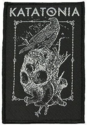 KATATONIA CROW SKULL Patch/ Aufnäher