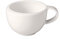Villeroy & Boch - NewMoon mocha/espresso cup, beautifully shaped cup with handle for espresso and mocha, premium porcelain, dishwasher safe, white, 90 ml