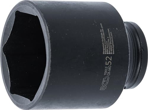 BGS 70012 | Douille à choc, six pans | 12,5 mm (1/2) | 52 mm