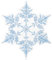 devembr Snowboard Stomp Pad, 3D Klare Schneeflocke Snowboard Stomp Pads, PVC-Material, 13 x 11,5 cm, Blau