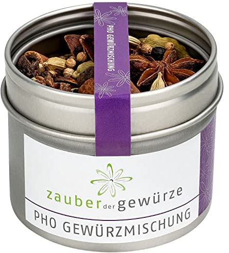 Zauber der Gewürze Pho Gewürzmischung – Für vietnamesische Pho-Suppe mit Reisnudeln, Hähnchen, Rindfleisch oder als vegetarische Variante, ideal auch für asiatische Gerichte, 40 g