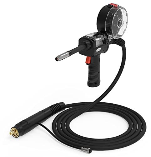 YESWELDER 150 A Spule Pistole LBT150, 3 m Kabel passend für YESWELDER MIG-250 PRO MIG-205DS YWM-211P, YWM-200 Mig Schweißer, europäischer Anschlussschweißgerät mit 2-poligem Kontrollschalter