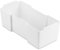 Tatay Bandeja Organizadora, 100% Materiales Reciclados, Organizador De Cajones, Optimo para Nuestras Cajas Multiusos De 35L Y 60L, Color Blanco Pergamo, Medidas 34 X 15.5 X 12.5 Cm