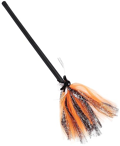 FOMIYES 1stk Halloween-Besen Halloween-Party-Besen Halloween Fliegender Besenstiel Besen Für Halloween Nimbus 2000 Hexenbesen Requisiten Halloween-Gaze-Besen Wunder Plastik Kind
